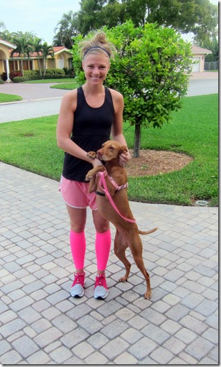 compression sleeves pink 004