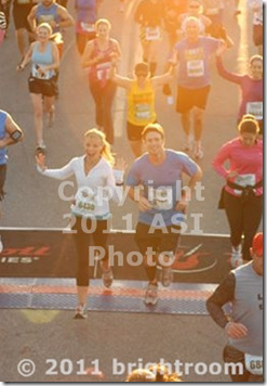 half marathon finish