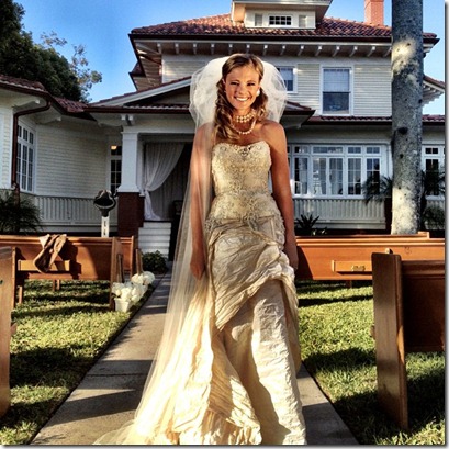 julie wedding dress