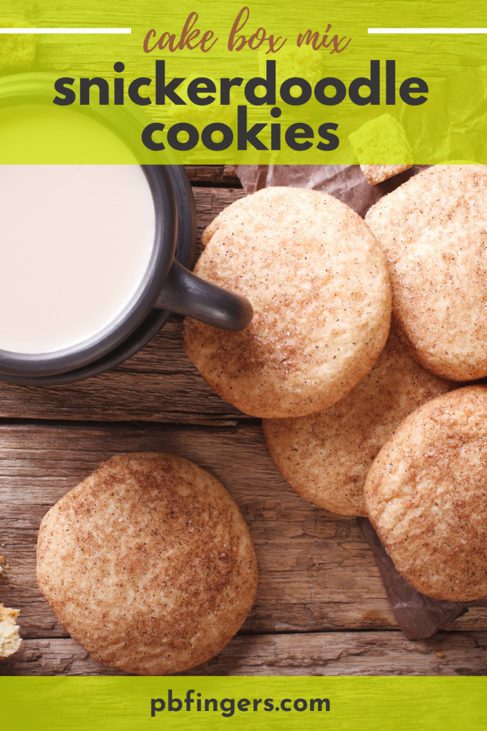 Cake Mix Snickerdoodle Cookies