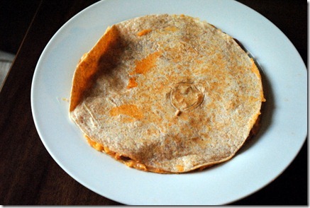 bean and cheese quesadilla