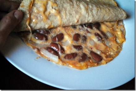 cheesy quesadilla