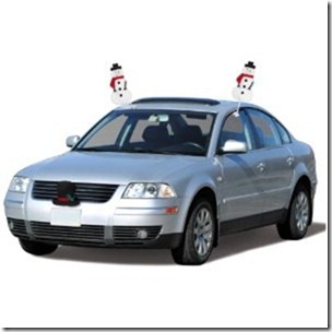 snowman car