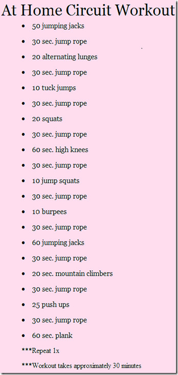 at home circuit