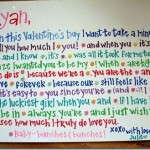 valentine's day candy hearts poster valentine's day candy hearts poster