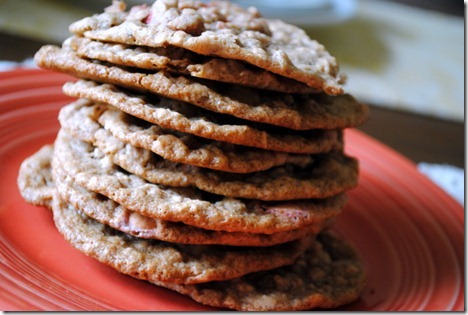 big stack of cookies