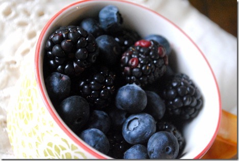 blueberries blackberries