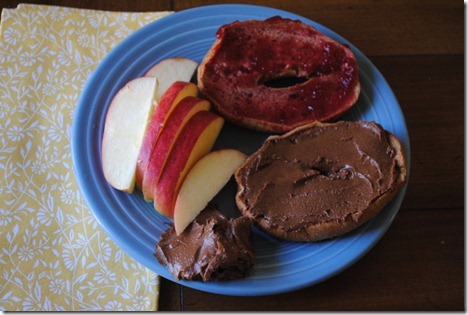 hazelnutbutter sandwich