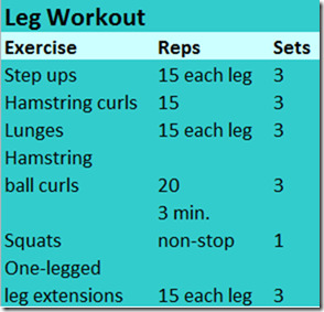 leg workout