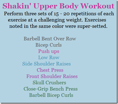 upper body workout