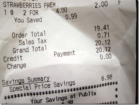 2012 Receipt - Peanut Butter Fingers