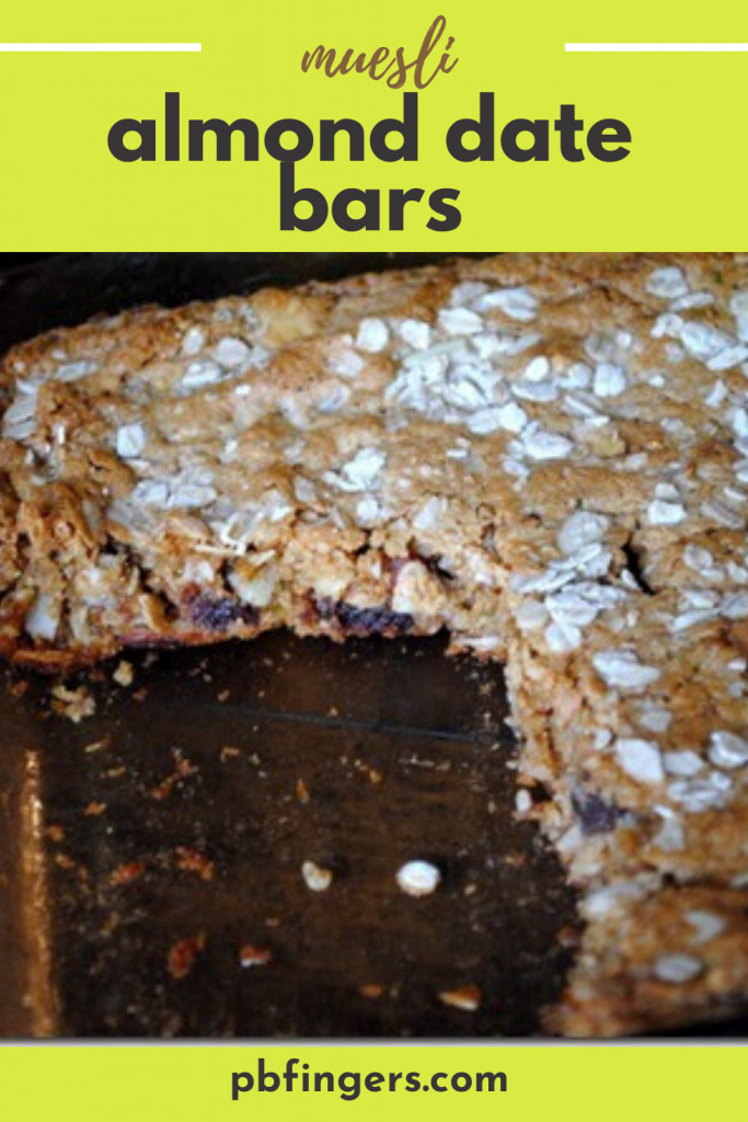 Muesli Almond Date Bars