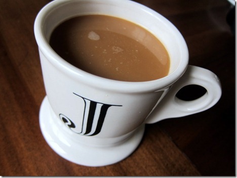 anthropologie mug initial