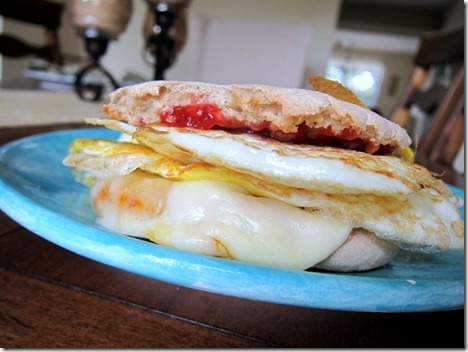english muffin sandwich