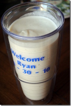 healthy banana smoothie