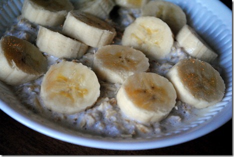 overnight oats with banana