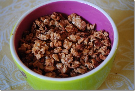 peanut butter granola