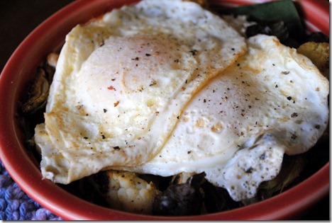 roasted vegetables with eggs 006