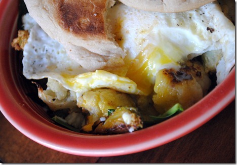 roasted vegetables with eggs 015