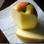 sliced apple