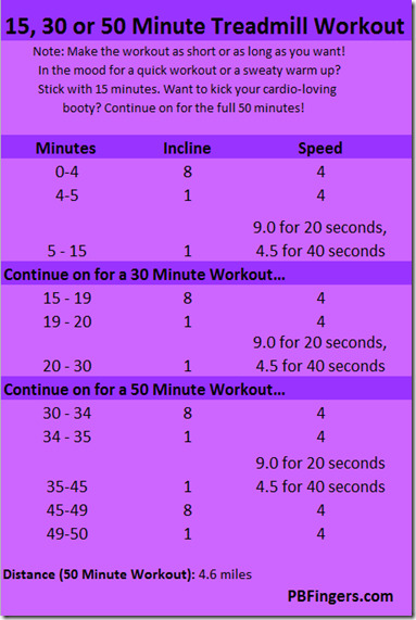 treadmill workout