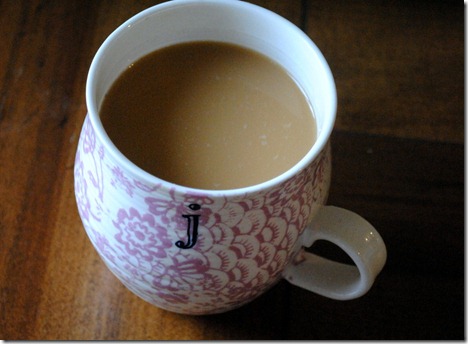 anthropologie initial mug