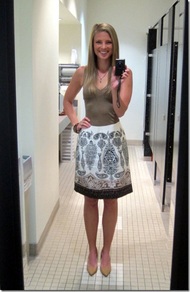 banana republic skirt