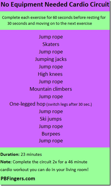 cardio circuit workout