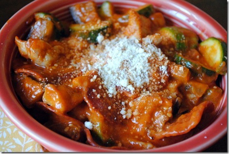 chicken veggies marinara
