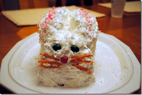 easter bunny cake