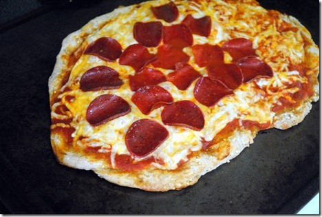 homemade pizza