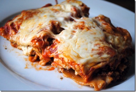 lasagna slices