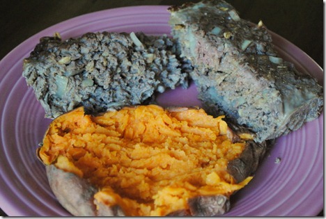 meatloaf with sweet potato
