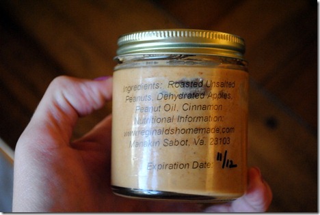 apple cinnamon peanut butter