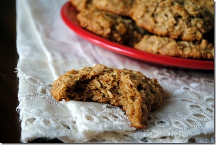 oatmeal banana peanut butter cookies 051-002