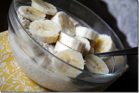 oatmeal with banana
