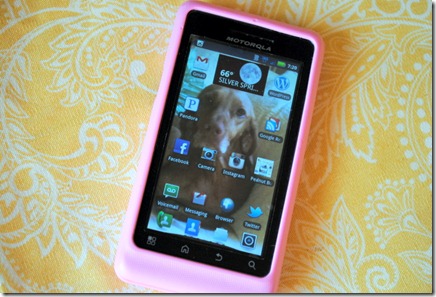 pink phone cover droid