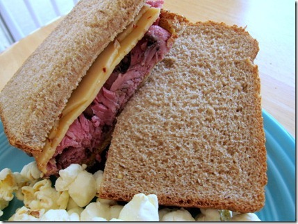 roast beef with cheese