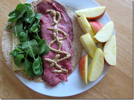 roast beef wrap