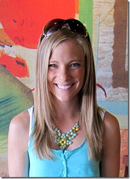 turquoise and yellow necklace