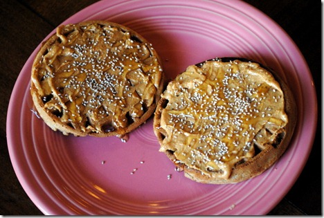 vans waffles peanut butter honey chia