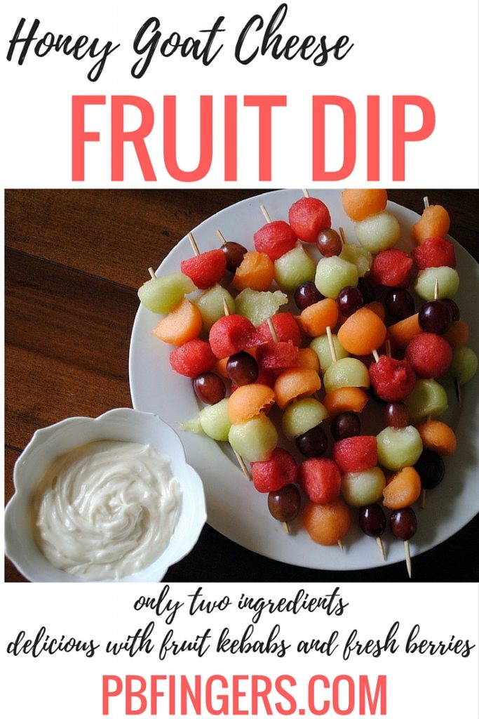 Honey Goat Cheese Fruit Dip