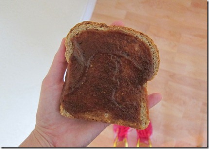 apple butter toast