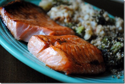 broiled salmon