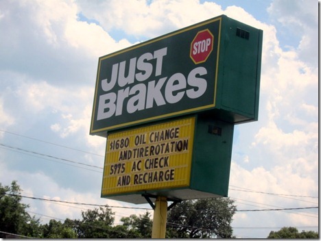 just brakes oil change
