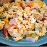 peppers onions scrambled eggs