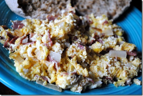 scrambled eggs turkey bacon 018