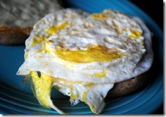 two eggs bagel