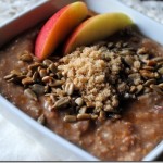 apple cinnamon steel cut oatmeal 020