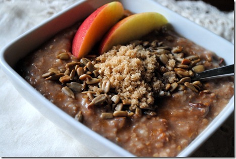 apple cinnamon steel cut oatmeal 020